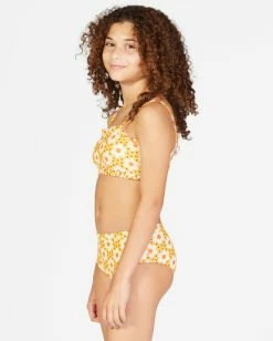 Buy 🔥 Billabong 👧 Girls' Cant Wait Bandeau 👙 Bikini Set MULTI ⌛ -Girls Sales Store abgx200249 billabongw mul sd1 1