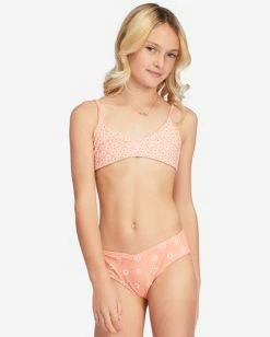 Hot Sale 🎁 Billabong 👧 Girls' Fallin For Her Reversible Trilet 👙 Bikini Set MULTI ⭐ -Girls Sales Store abgx200259 billabongw mul frt2 1