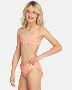Hot Sale 🎁 Billabong 👧 Girls' Fallin For Her Reversible Trilet 👙 Bikini Set MULTI ⭐ -Girls Sales Store abgx200259 billabongw mul sd1 1