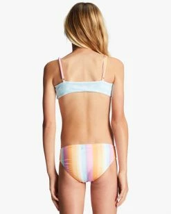 Flash Sale 🎉 Billabong Girl's 4-16 On The Bright Side Reversible Trilette Two-Piece 👙 Bikini Set MULTI 😀 -Girls Sales Store abgx200268 billabongw mul bck2 1