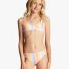 Flash Sale 🎉 Billabong Girl's 4-16 On The Bright Side Reversible Trilette Two-Piece 👙 Bikini Set MULTI 😀 -Girls Sales Store abgx200268 billabongw mul frt1