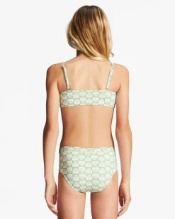 Best Sale 😀 Billabong Girl's 4-16 Daze All Day Strappy Tank Two-Piece Swim Set MOSS MEADOW 😀 -Girls Sales Store abgx200271 billabongw gkv0 bck1 1