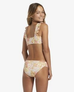 Best Pirce ✔️ Billabong Girl's 4-16 Spring Daydream Tank Two-Piece Swim Set GOLDEN PEACH 👍 -Girls Sales Store abgx200272 billabongw ygf0 bck1 1