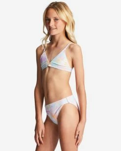 Budget ✨ Billabong Girl's 4-16 Time For Tie Dye Triangle Two-Piece 👙 Bikini Set MULTI 🌟 -Girls Sales Store abgx200276 billabongw mul sd1 1