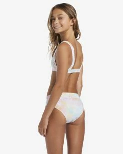 Cheapest 🤩 Billabong Girl's 4-16 Time For Tie Dye Tank Two-Piece Swim Set MULTI ❤️ -Girls Sales Store abgx200277 billabongw mul bck1 1