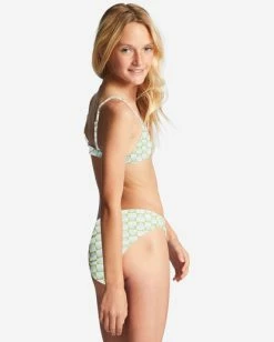 New 🛒 Billabong Girl's 4-16 Daze All Day Triangle Two-Piece 👙 Bikini Set MOSS MEADOW 💯 -Girls Sales Store abgx200308 billabongw gkv0 bck1 1