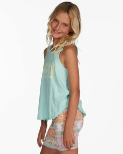 Best Sale 💯 Billabong 👧 Girls' Nice And Cool Tank Top MINT CHIP ⭐ -Girls Sales Store abgzt00266 billabongw gdc0 sd1 1