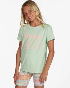 Best Pirce 🔔 Billabong 👧 Girls' Day By Day Boyfriend T-Shirt HONEY DEW 👏 -Girls Sales Store abgzt00273 billabongw gbq0 frt1 1