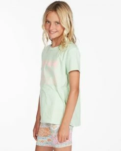 Best Pirce 🔔 Billabong 👧 Girls' Day By Day Boyfriend T-Shirt HONEY DEW 👏 -Girls Sales Store abgzt00273 billabongw gbq0 sd1 1