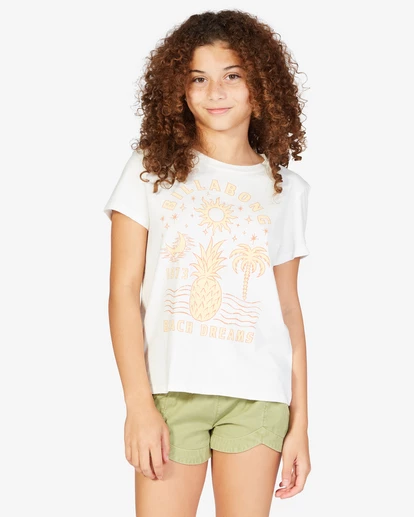 Top 10 β Billabong π§ Girls' Beach Dreams Boyfriend T-Shirt SALT CRYSTAL π 7 Top 10 β Billabong π§ Girls' Beach Dreams Boyfriend T-Shirt SALT CRYSTAL π - Image 5
