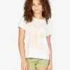 Top 10 ⭐ Billabong 👧 Girls' Beach Dreams Boyfriend T-Shirt SALT CRYSTAL 🎉 -Girls Sales Store abgzt00282 billabongw scs frt1