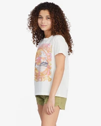 Best Pirce โจ Billabong ๐ง Girls' Sunshine Soul Graphic Boyfriend T-Shirt SALT CRYSTAL โจ 5 Best Pirce โจ Billabong ๐ง Girls' Sunshine Soul Graphic Boyfriend T-Shirt SALT CRYSTAL โจ - Image 3