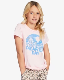 Deals 🛒 Billabong 👧 Girls' Dream All Day Graphic Boyfriend T-Shirt BLOSSOM 🌟
