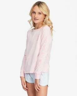 Coupon 😀 Billabong 👧 Girls' Sweet And Tart Long Sleeve Graphic Boyfriend T-Shirt BLOSSOM 🥰 -Girls Sales Store abgzt00339 billabongw mdm0 sd1 1
