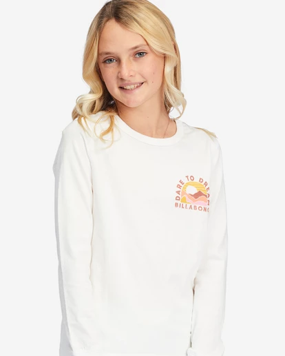 Brand new π― Billabong π§ Girls' Dare To Dream Long Sleeve Graphic Boyfriend T-Shirt SALT CRYSTAL π 10 Brand new π― Billabong π§ Girls' Dare To Dream Long Sleeve Graphic Boyfriend T-Shirt SALT CRYSTAL π - Image 8