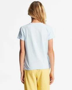 Budget 😉 Billabong Girl's 4-16 Today Is The Day Oversized T-Shirt SONGBIRD BLUE 😉 -Girls Sales Store abgzt00358 billabongw bft0 bck1 1