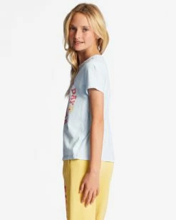 Budget 😉 Billabong Girl's 4-16 Today Is The Day Oversized T-Shirt SONGBIRD BLUE 😉 -Girls Sales Store abgzt00358 billabongw bft0 sd1 1