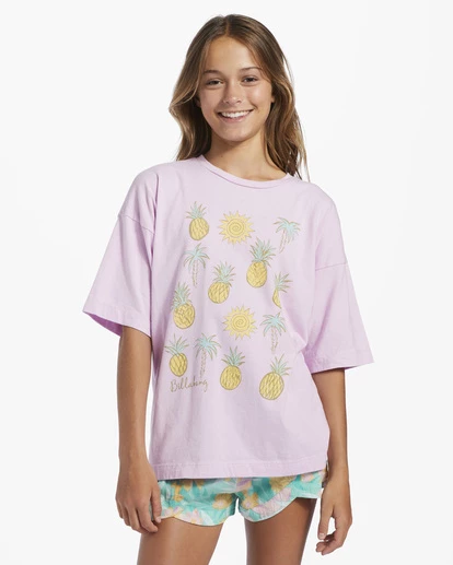 Cheapest β Billabong Girl's 4-16 Pineapple Party Oversized T-Shirt LIGHT LILAC π₯ 6 Cheapest β Billabong Girl's 4-16 Pineapple Party Oversized T-Shirt LIGHT LILAC π₯ - Image 4