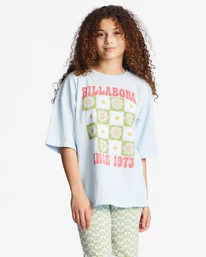 Best Sale ✔️ Billabong Girl's 4-16 Let Happiness Bloom Tank Top SONGBIRD BLUE ⌛