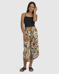 Budget ๐ Billabong ๐ง Girls' Postcards Elastic Waist Pants MULTI ๐