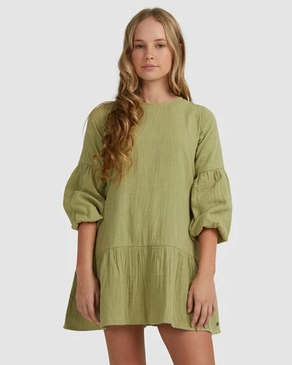 Hot Sale π Billabong π§ Girls' Mini Wishes Long Sleeve π Dress AVOCADO βοΈ 9 Hot Sale π Billabong π§ Girls' Mini Wishes Long Sleeve π Dress AVOCADO βοΈ - Image 7
