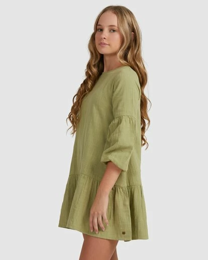 Hot Sale π Billabong π§ Girls' Mini Wishes Long Sleeve π Dress AVOCADO βοΈ 11 Hot Sale π Billabong π§ Girls' Mini Wishes Long Sleeve π Dress AVOCADO βοΈ - Image 9