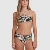Coupon 🎁 Billabong Love Palms Bandeau 👙 Bikini Set BLACK 💯 -Girls Sales Store ubgx100106 billabongw blk frt1